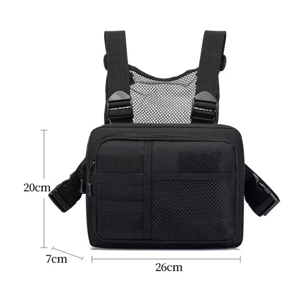 Fishing Chest Bag Men'S Tactical Bags Chest Rig Packs Molle Nylon Climbing Camping Backpacks Outdoor Travel Vest Anny Pack