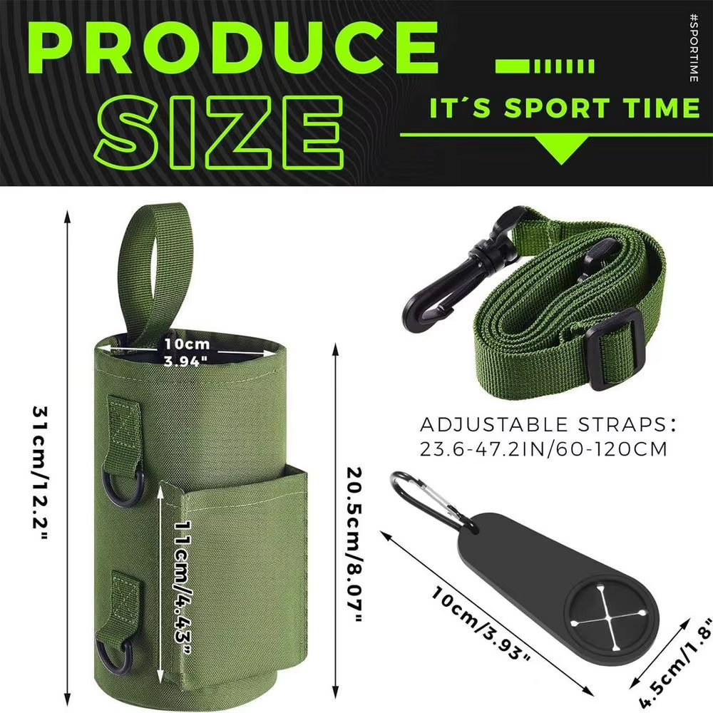 Stay Hydrated in Style! 💧✨ Check out our Magnetic Gym Water Bottle Sling Bag - the ultimate portable carrier for your gym essentials! 🏋️‍♂️💪 #FitnessGear #HydrationStation