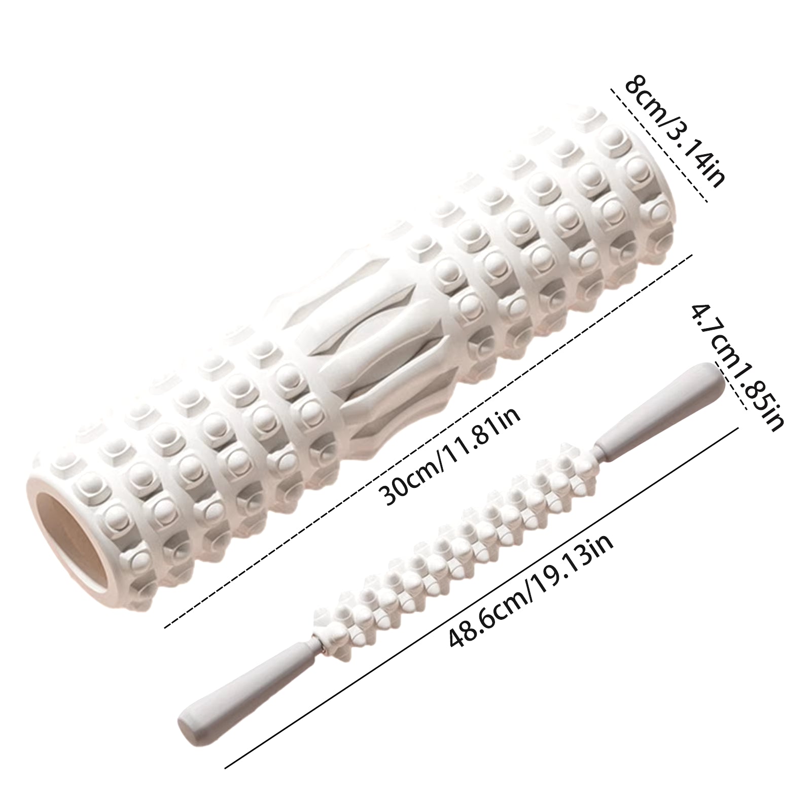 Transform Your Workout with the Ultimate Yoga Foam Roller for Muscle Relief and Flexibility! 🧘‍♀️💪 #FitnessGoals #YogaLife #StretchAndRecover