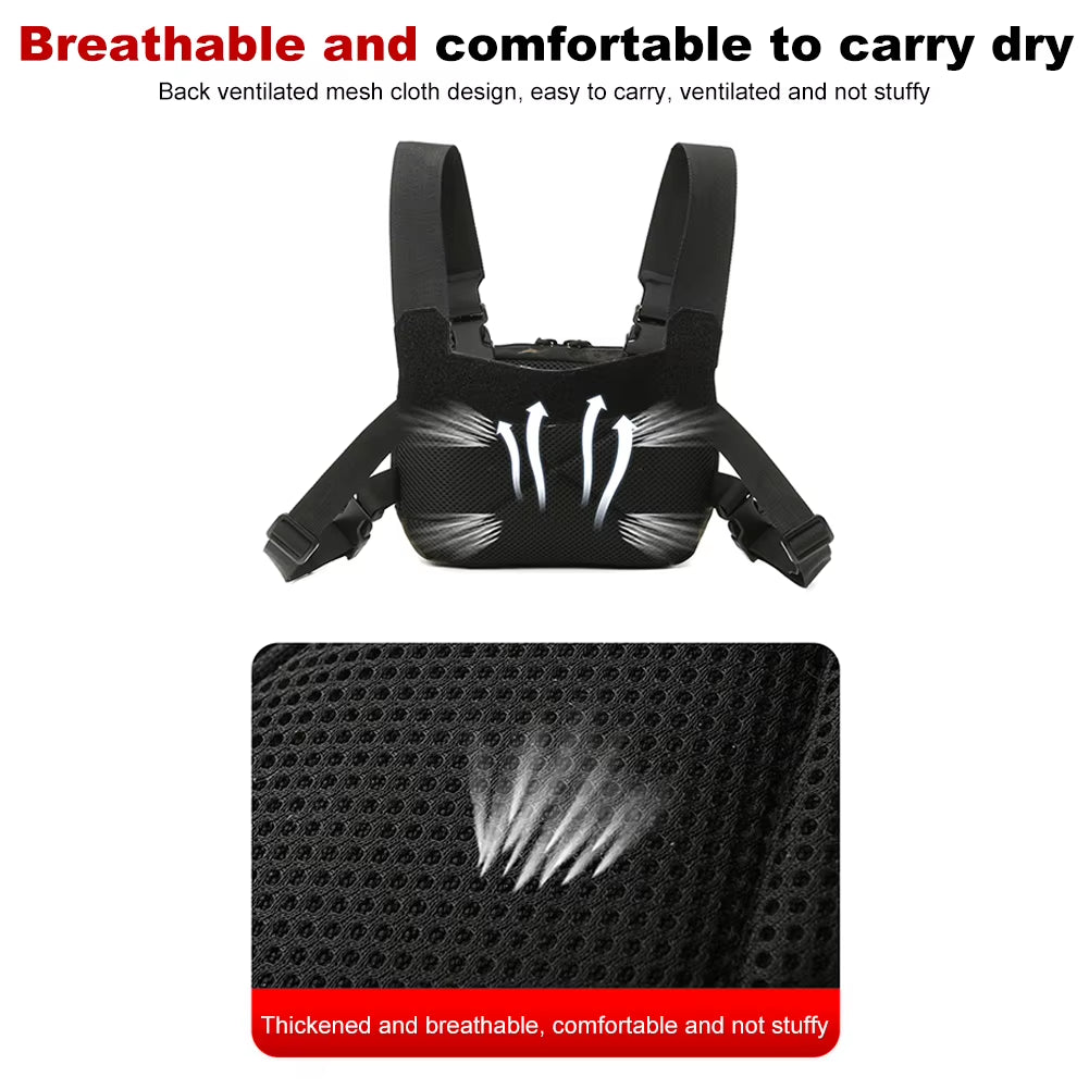 Fishing Chest Bag Men'S Tactical Bags Chest Rig Packs Molle Nylon Climbing Camping Backpacks Outdoor Travel Vest Anny Pack