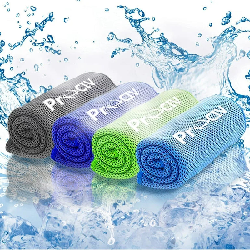Stay Cool Anywhere! 🌬️❄️ Grab our 4 Pack of Chilly Microfiber Cooling Towels for Your Next Workout, Yoga Session, or Outdoor Adventure! 🏋️‍♂️🧘‍♀️ Perfect for Keeping Your Neck and Face Refreshingly Cool! #FitnessEssentials #StayCool